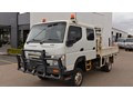 2015 FUSO CANTER 4X4 - Dual Cab - Tray Top Drop Sides
