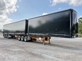 2021 MAXITRANS 34 PALLET FLAT DECK CURTAINSIDER B DOUBLE