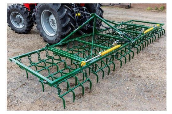 MURRAY 4.3M HYDRAULIC FOLDING FRAME BROADACRE STUMP JUMP HARROW for ...