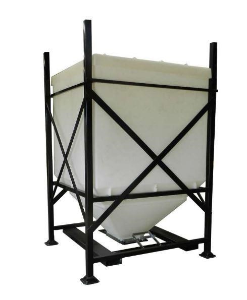 JACKY STORAGE 1,600L CENTRE (FAST DISCHARGE) BIN (STACKING FRAME) for ...