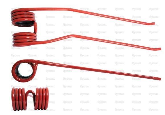 Swather/Tedder Tine Length: 404 MM, Width: 100 MM, Ø9 MM - Replacement for Vicon to Fit as: 16644530 - Sparex Part S.166748 main image 1