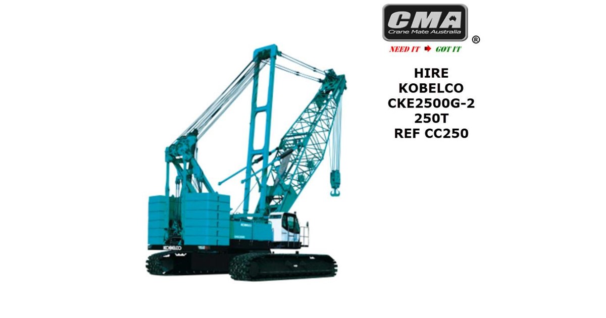 2019 KOBELCO KOBELCO CKE2500-2-250T for hire (refcode TA1177745)