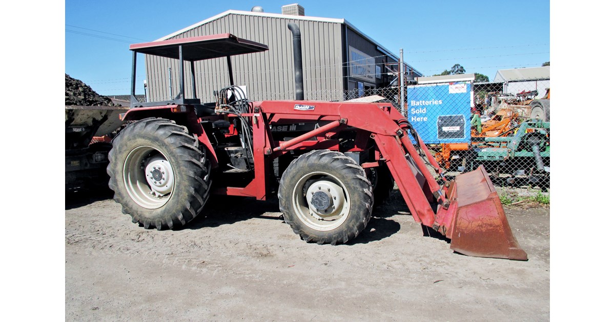 CASE 3230 TRACTOR FRONT END LOADER FORKS & BUCKET for sale (refcode
