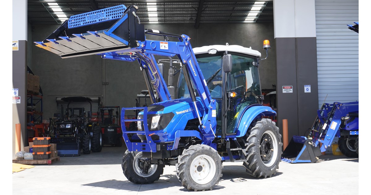 TRIDENT 45HP 4WD A/C CABIN TRACTOR WITH 4IN1 BUCKET (2,850KG GROSS ...