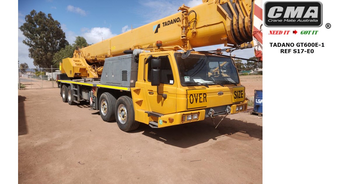 2015 TADANO TADANO GT600E-1 for sale (refcode TA1276607)