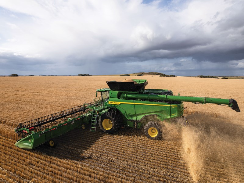First John Deere X Series combine harvesters arrive in Australia