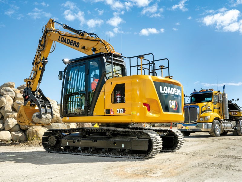 Next Generation Cat 313 excavator cover story