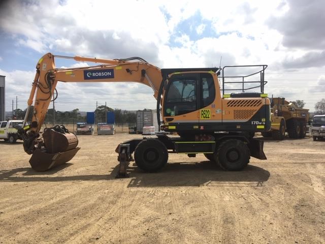 HYUNDAI R170W-9 Wheeled Excavator for sale (refcode TA950604)