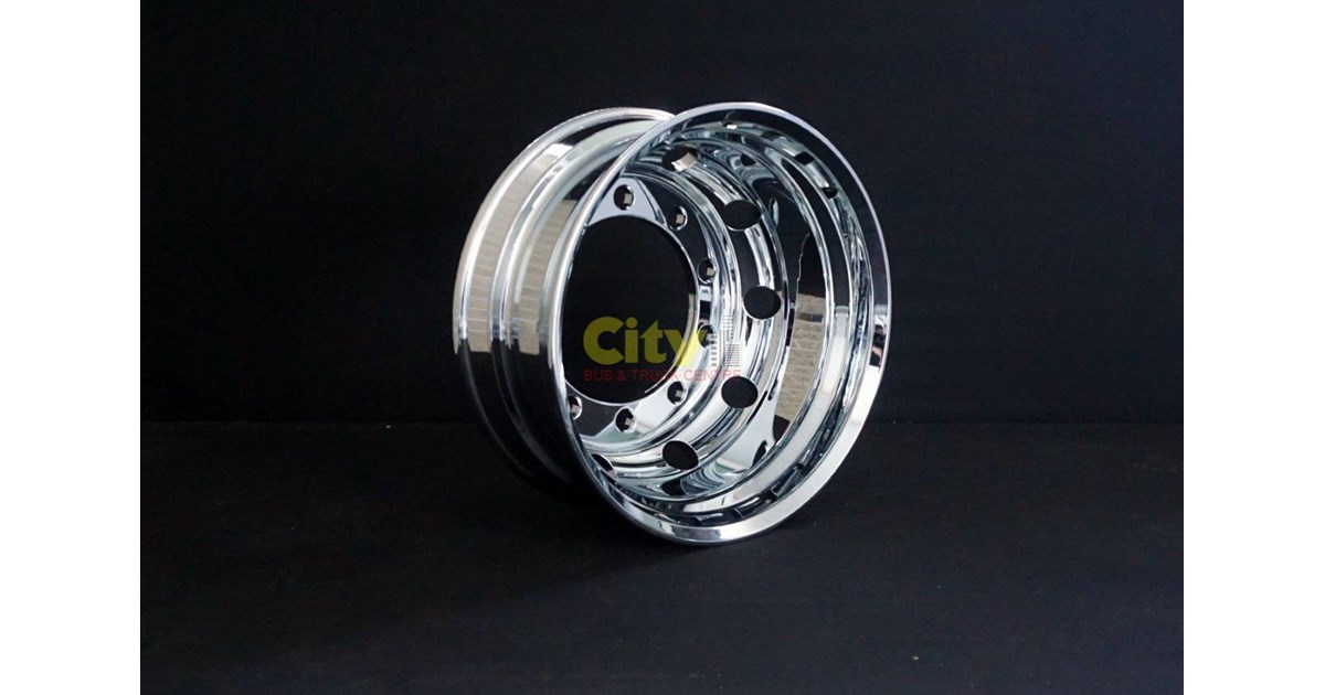 RIMS 10/335 8.25X22.5 RETROFIT 32MM STUD HOLE MIRROR CHROME ALLOY RIM ...