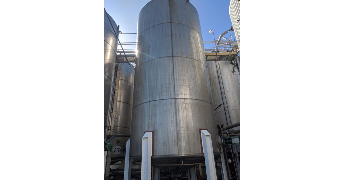 46,000 LITRE STAINLESS STEEL TANK STAINLESS STEEL TANK for sale