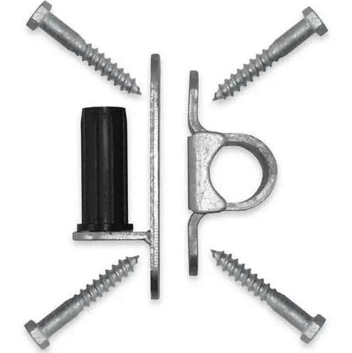 ROTECH RURAL SCREW-ON TIMBER POST HINGE SET WITH NYLON GUDGEON HINGE ...