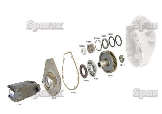 SPAREX CONVERSION KIT - CONVERT PTO VACUUM PUMP TO HYDRAULIC PUMP for ...