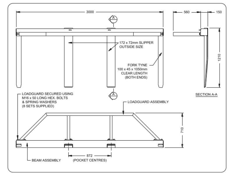 2023 EAST WEST ENGINEERING FFS300L FORK SPREADER BAR for sale (refcode ...