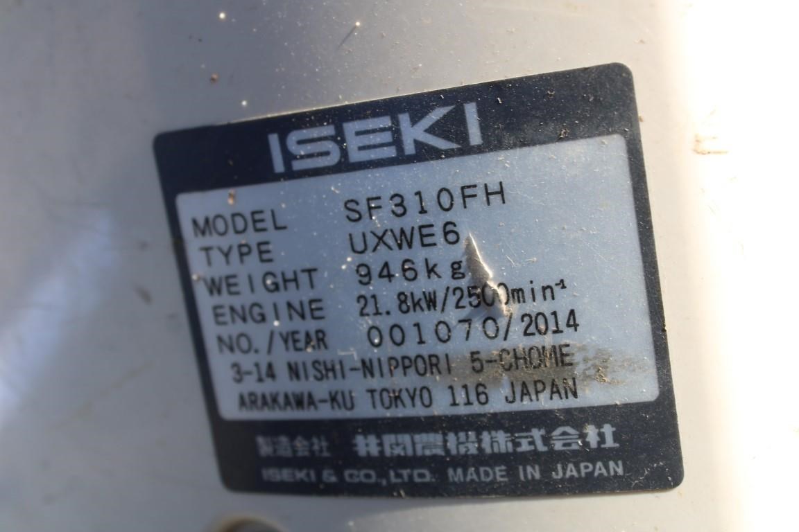 2014 ISEKI SF310 WITH 72