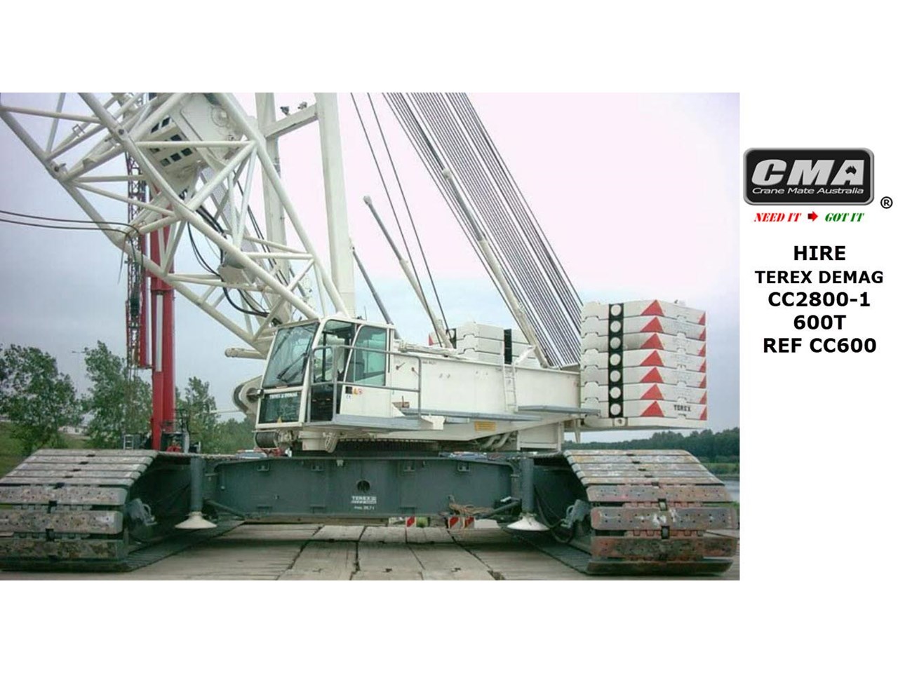 Terex SuperLift  Heavy construction equipment, Crane machine