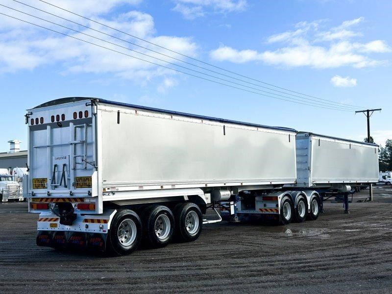 2019 LUSTY EMS B-DOUBLE TIPPER TRAILER SET For Sale