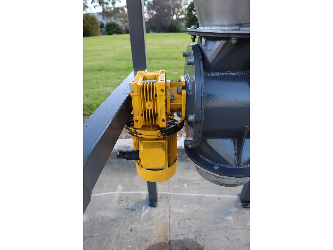 CYCLONE HOPPER LOADER WITH ROTARY VALVE FEEDER for sale