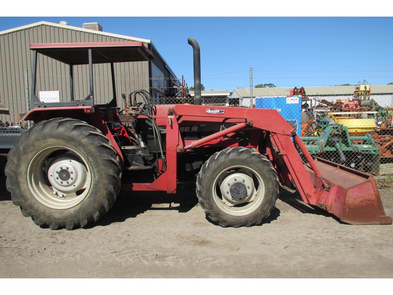 CASE 3230 TRACTOR FRONT END LOADER FORKS & BUCKET for sale (refcode