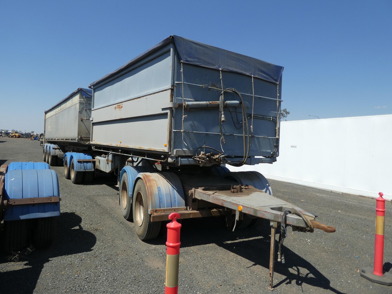 1997 HILLCREST/JAMOR B DOUBLE TIPPER TRAILERS For Sale