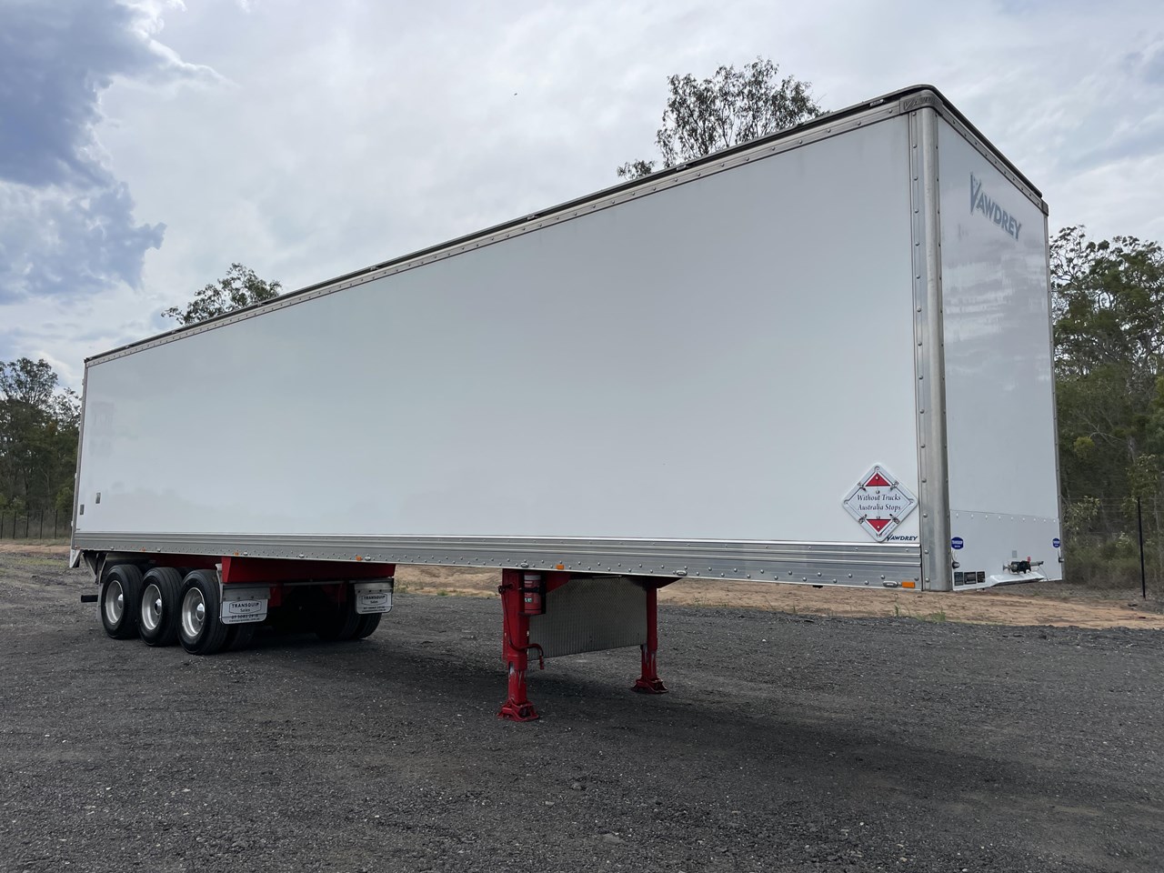 2020 VAWDREY 45FT PANTECH TRAILER for sale