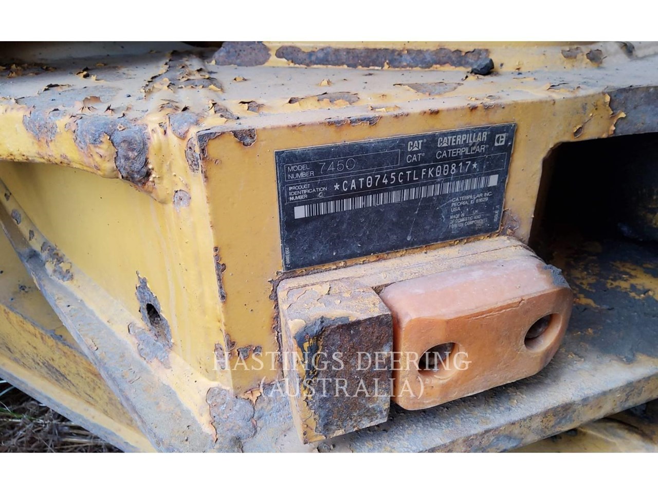 2017 CATERPILLAR 745C for sale