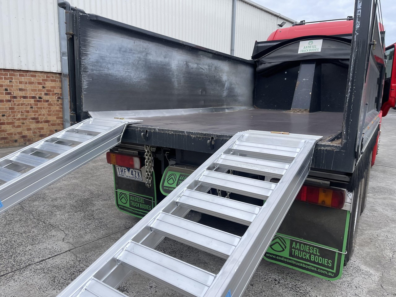 JETLAND 4.2M 6TONNE HEAVY DUTY RUBBER TRACK MACHINERY LOADING RAMPS for ...