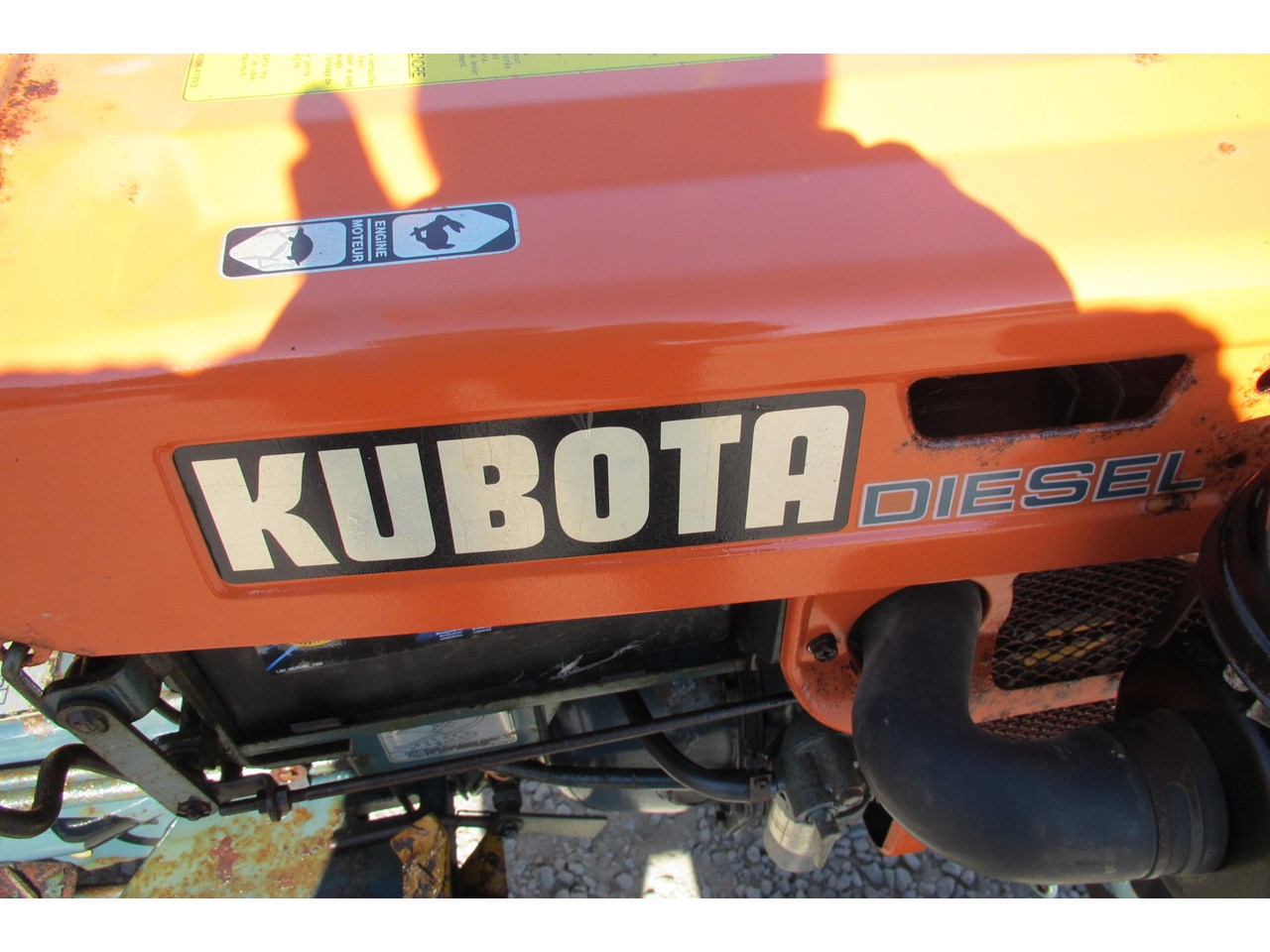 KUBOTA B5100E TRACTOR WITH KUBOTA FL850 ROTARY HOE/TILLER for sale