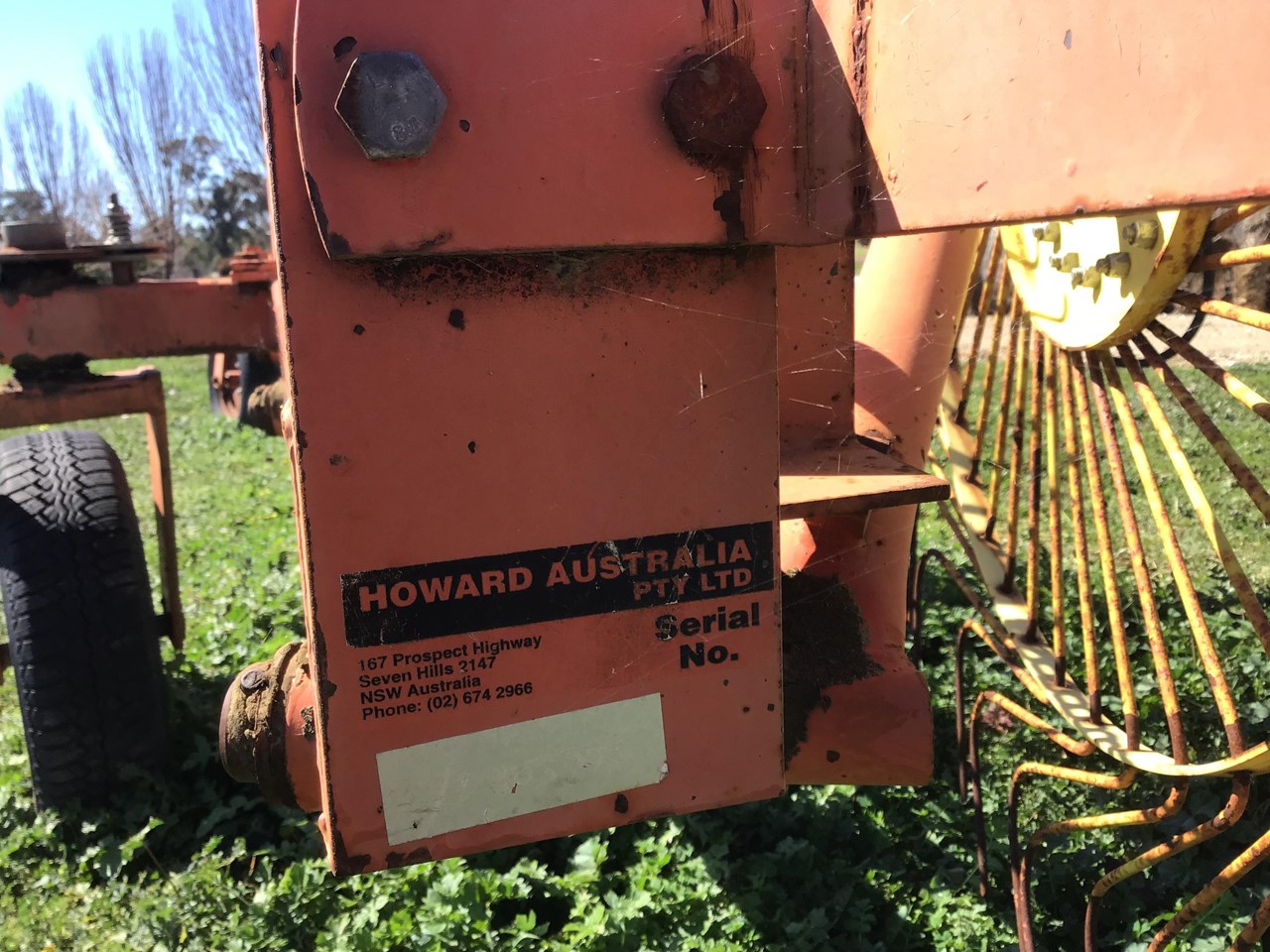 HOWARD 7 WHEEL INLINE RAKE for sale (refcode TA1286579)
