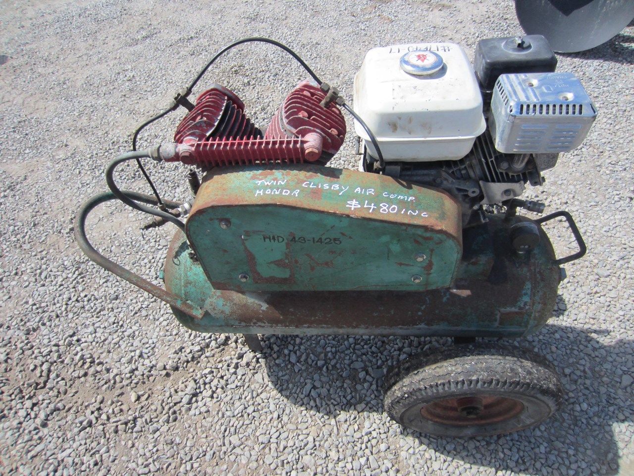 CLISBY AIR COMPRESSOR TWIN CYLINDER for sale