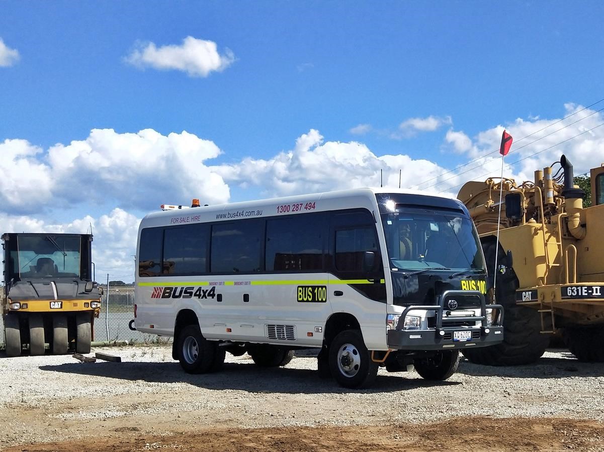 2022 TOYOTA 4X4 CONVERSION OF COASTER BUS MINE SPEC 70 Series