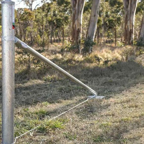 ROTECH RURAL DRIVABLE (HEAVY WALL) ROUND POST FENCE END KIT-80NB X 50NB ...