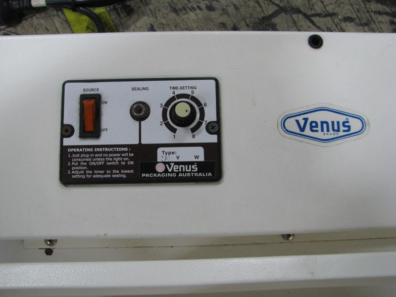 venus vhl-450 shrink wrap l-bar heat sealer - 450 x 510mm 873335 005