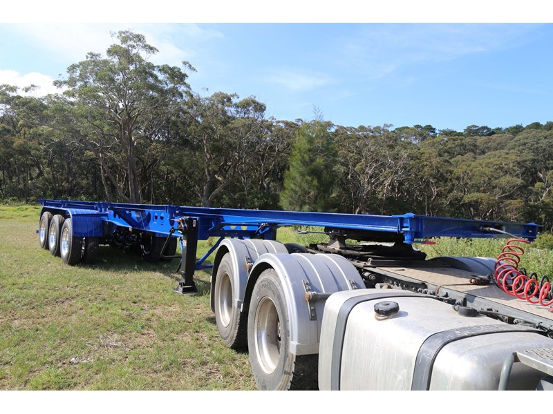 aaa 2020 aaa 40' 3 way light weight 4.6t skeletal trailer-ebs 874790 002
