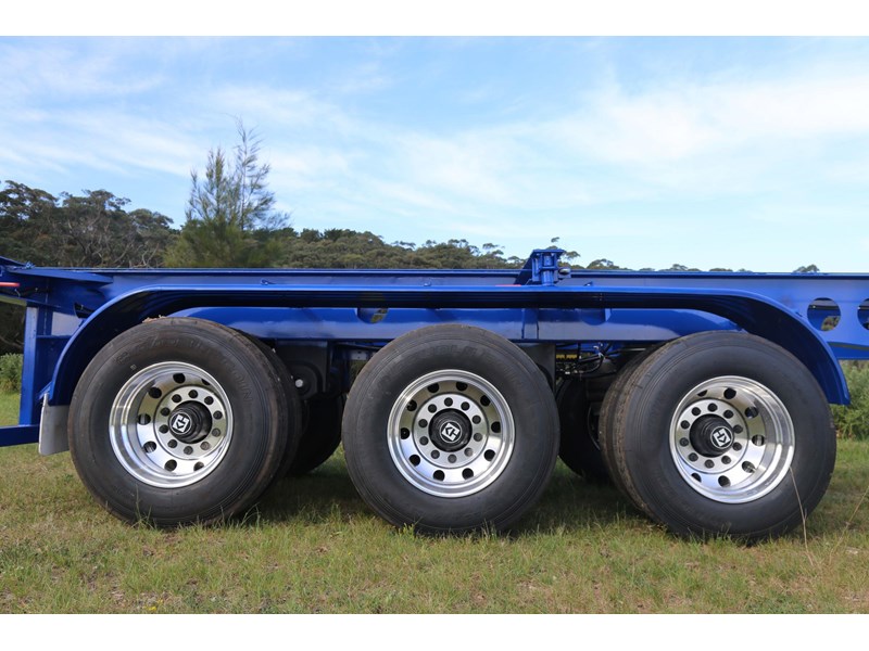 aaa 2020 aaa 40' 3 way light weight 4.6t skeletal trailer-ebs 874790 007
