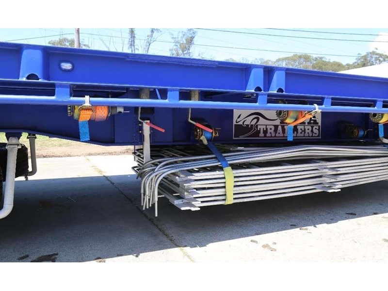 aaa 45' drop deck trailer with pins and airbag suspension 874800 009