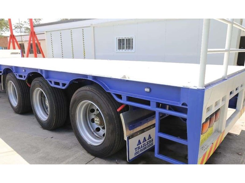 aaa 45' drop deck trailer with pins and airbag suspension 874800 006
