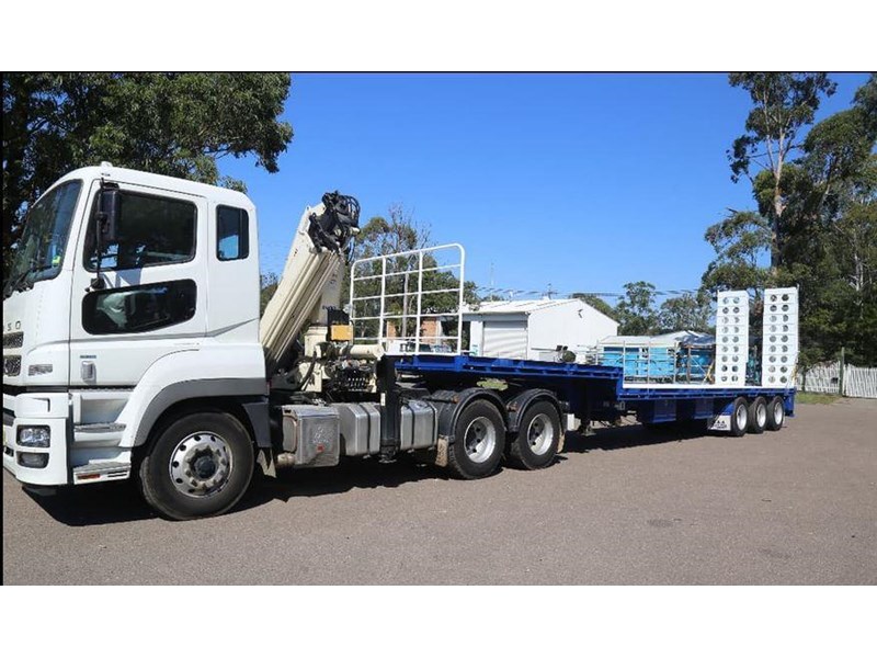 aaa 45' extendable drop deck with ramps and airbag suspension 874806 003