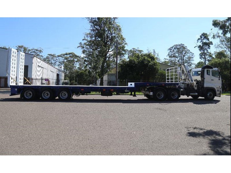 aaa 45' extendable drop deck with ramps and airbag suspension 874806 004