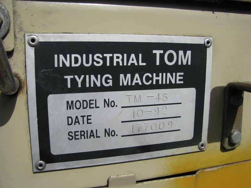 bundle packaging tom tying machine tm-45 874972 006