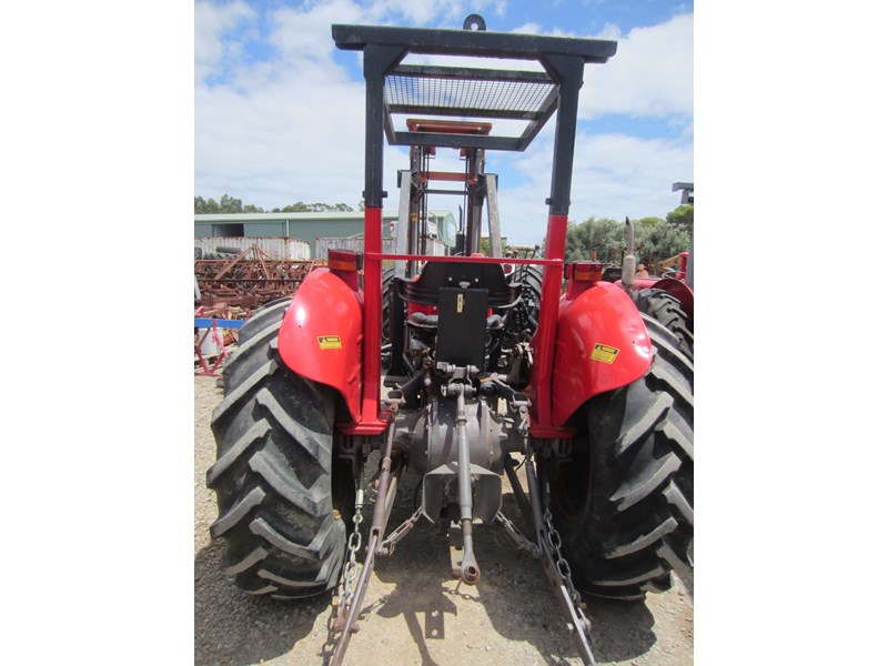 massey ferguson 240 tractor with front mount forklift 835976 015