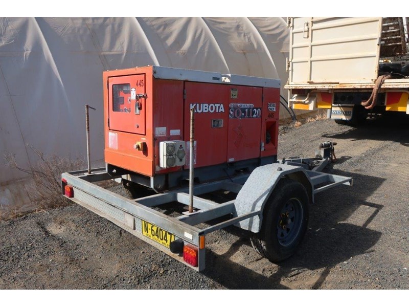 kubota sq-1120-aus trailer mounted generator 871182 005