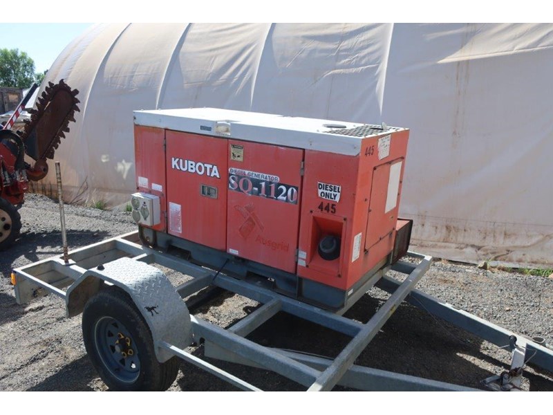 kubota sq-1120-aus trailer mounted generator 871182 003