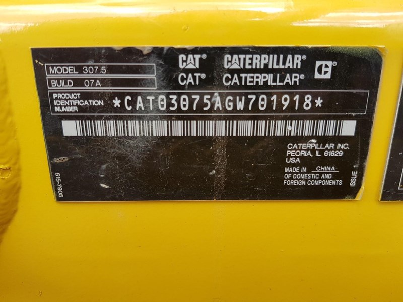 caterpillar 307.5 875819 014