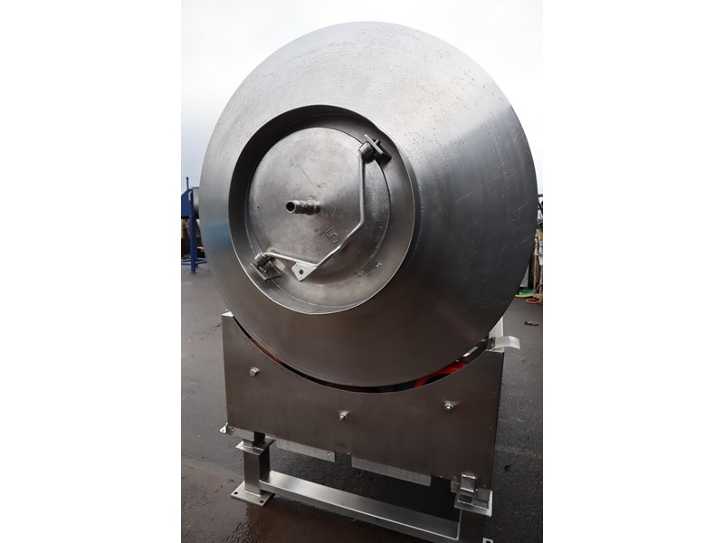POSSENTI 2500L INDUSTRIAL STAINLESS STEEL LARGE DRUM VACUUM TUMBLER