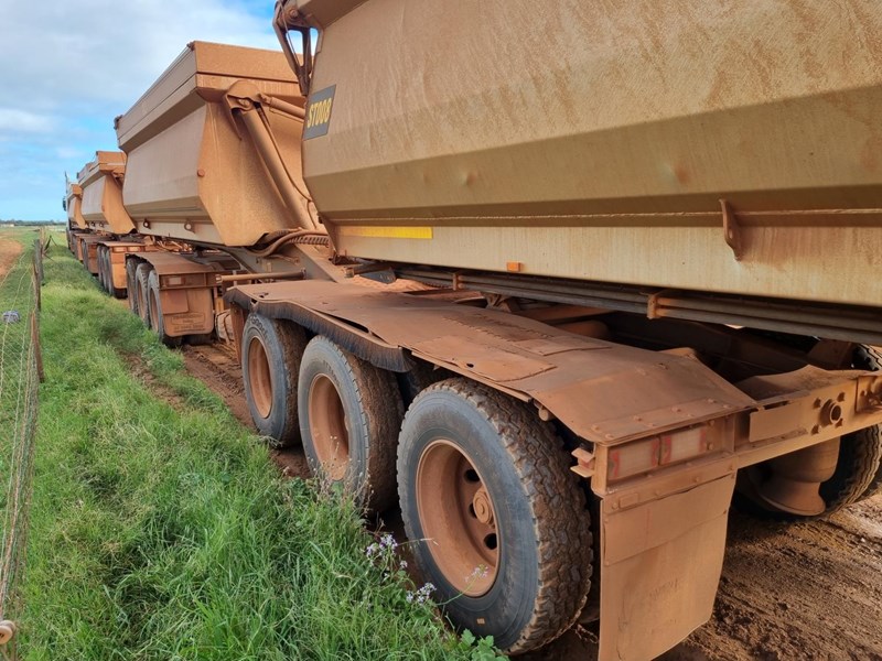 2012 KENNEDY SIDE TIPPER QUAD SET for sale
