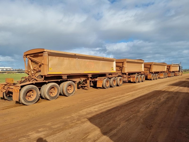 2012 KENNEDY SIDE TIPPER QUAD SET for sale