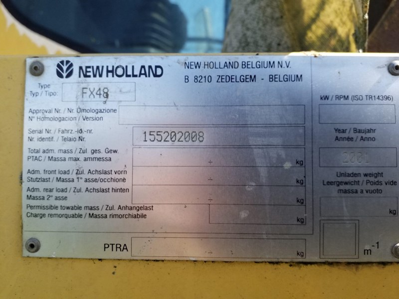 new holland fx48 904493 002