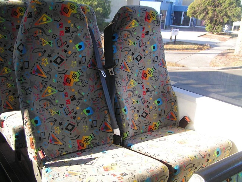 STYLERIDE HIGH BACK COACH SEATS WITH LAP/SASH BELTS (ADJUSTABLE LEGS