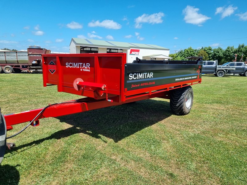 scimitar 6 tonne single axle tip trailer 855276 004