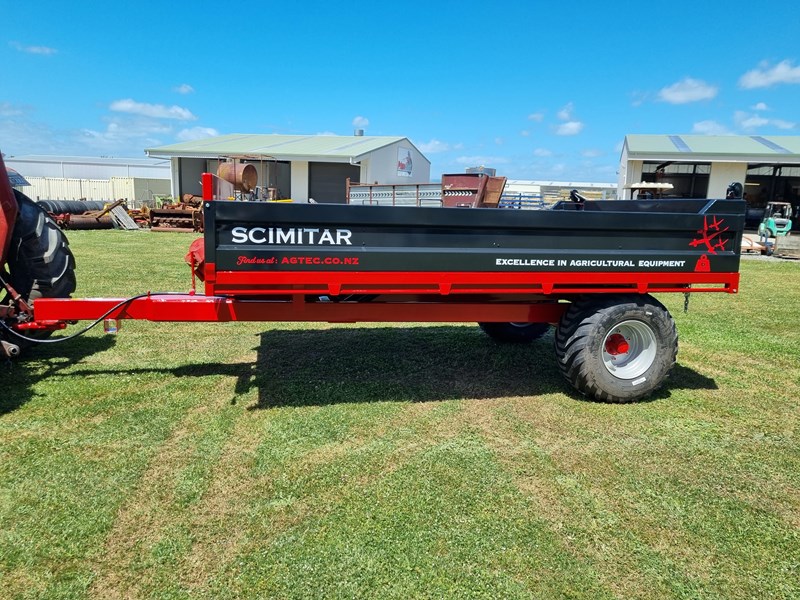 scimitar 6 tonne single axle tip trailer 855276 001